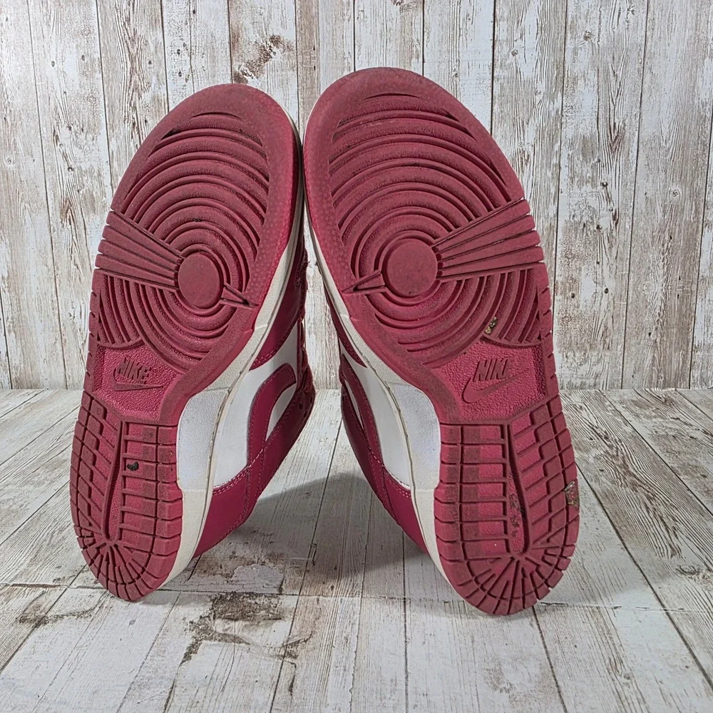 Nike Dunk Low Archery Cherry White Red‎ Sneakers DD1503-601 Womens 5.5